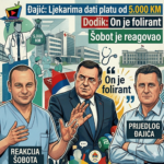 Sukob Dodik Đajić Šobot plate ljekara UKC RS.