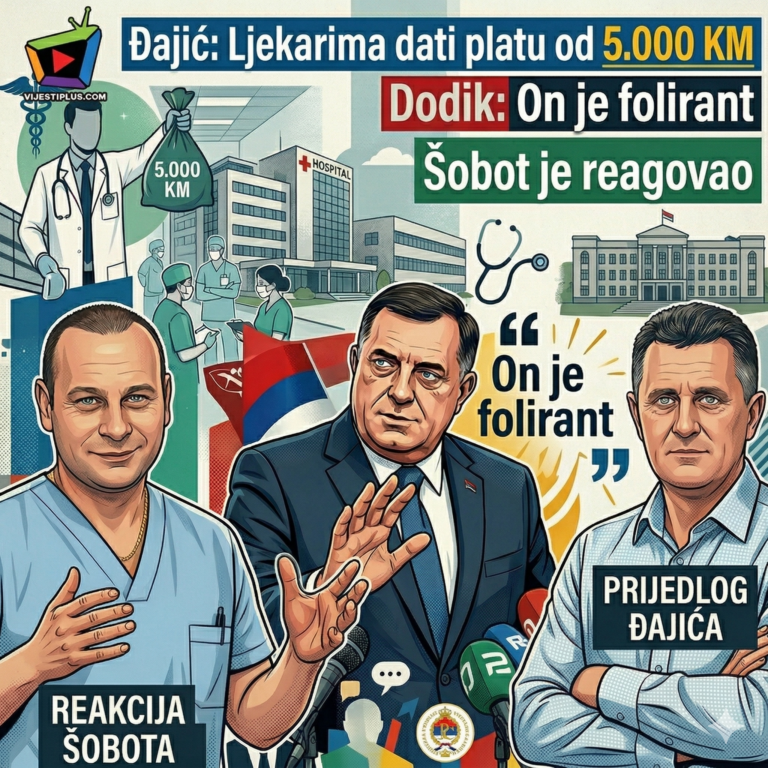 Sukob Dodik Đajić Šobot plate ljekara UKC RS.