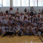 MRK Vrbas proslava titule šampiona, Goran Trkulja podizanje pehara, Lazar Bera odbrana.