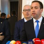 "Ministar pravde Republike Srpske Goran Selak govori na stručnoj konferenciji o pravosuđu u Banjaluci."