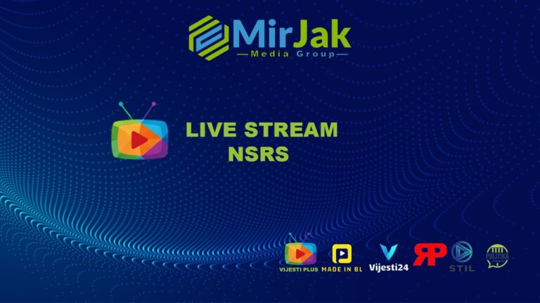 Uživo prenos sjednice Narodne skupštine Republike Srpske na YouTube kanalu Vijesti Plus