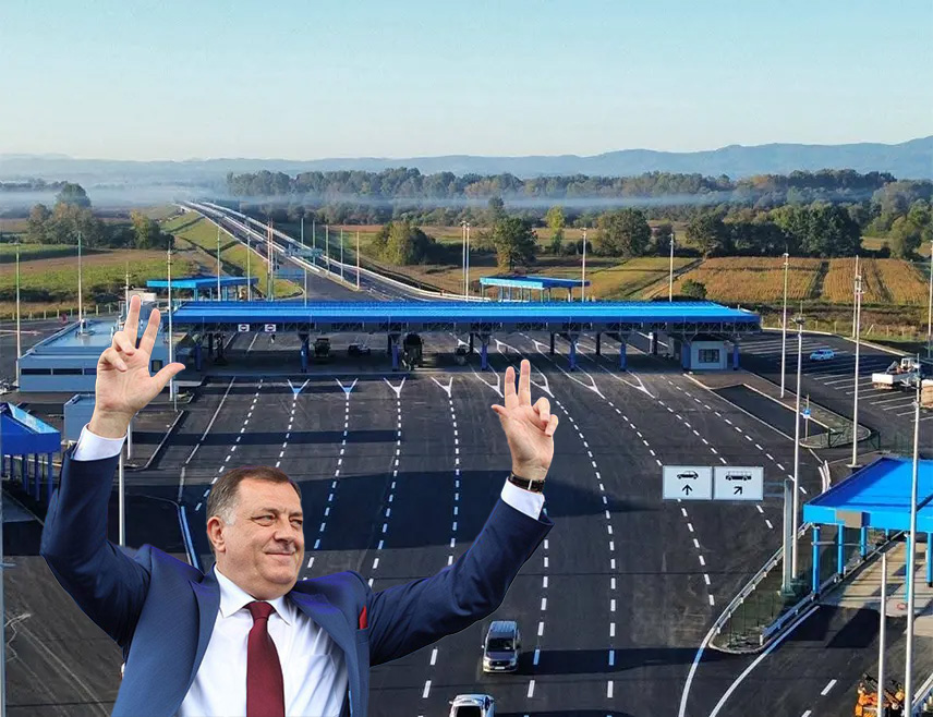 Milorad Dodik daje izjavu o finansiranju mosta i graničnog prelaza u Gradišci