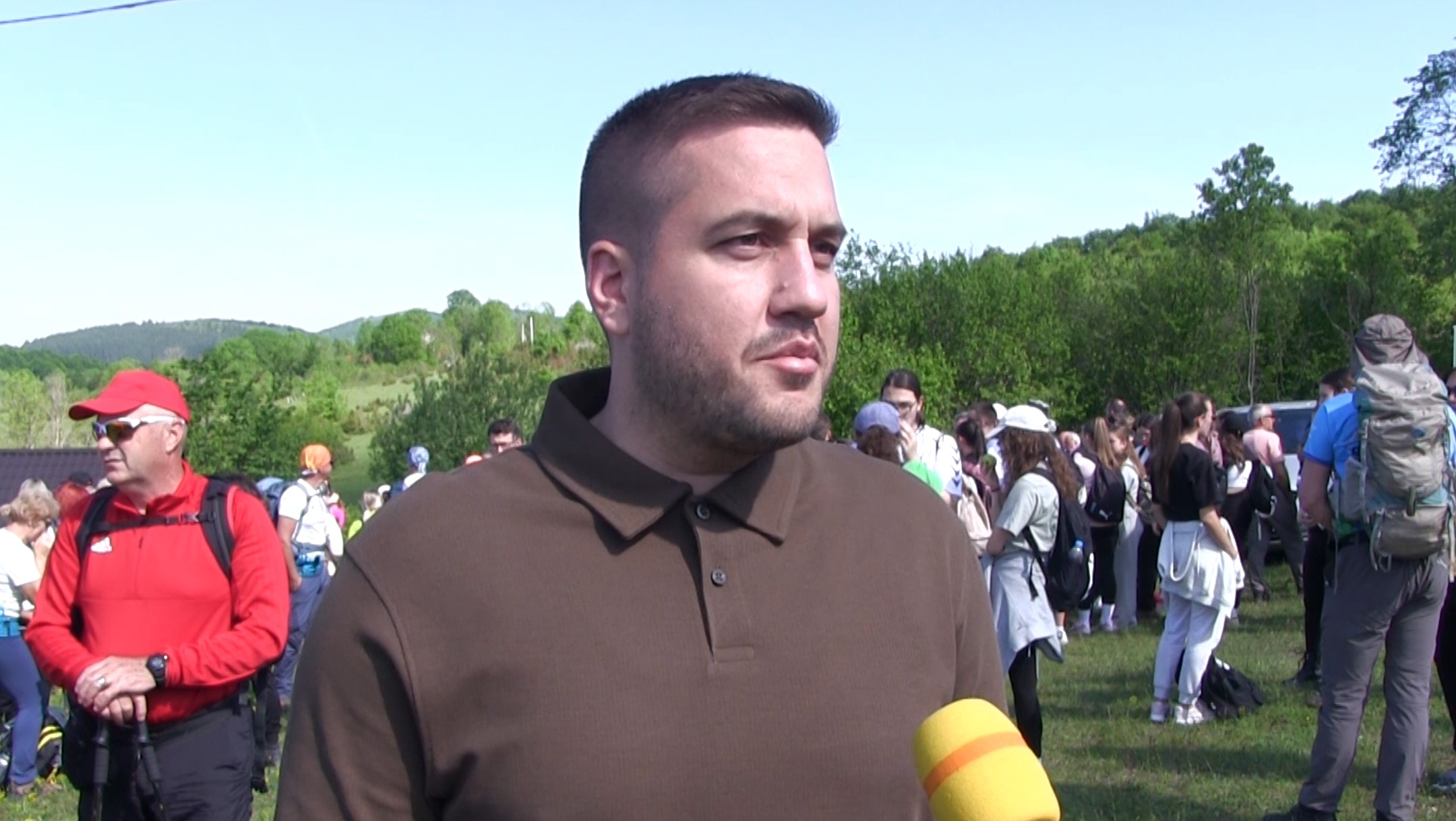 Nebojša Drinić na manifestaciji Kočićevim stazama na Manjači