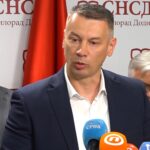 Nenad Nešić govori na konferenciji za medije nakon sastanka vladajuće koalicije u Republici Srpskoj.