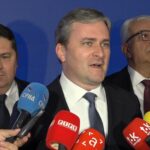 Nikola Selaković govori na kongresu Ujedinjene Srpske u Banjoj Luci