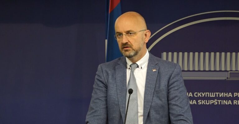 Srđan Mazalica tokom izjave o političkoj situaciji u Republici Srpskoj
