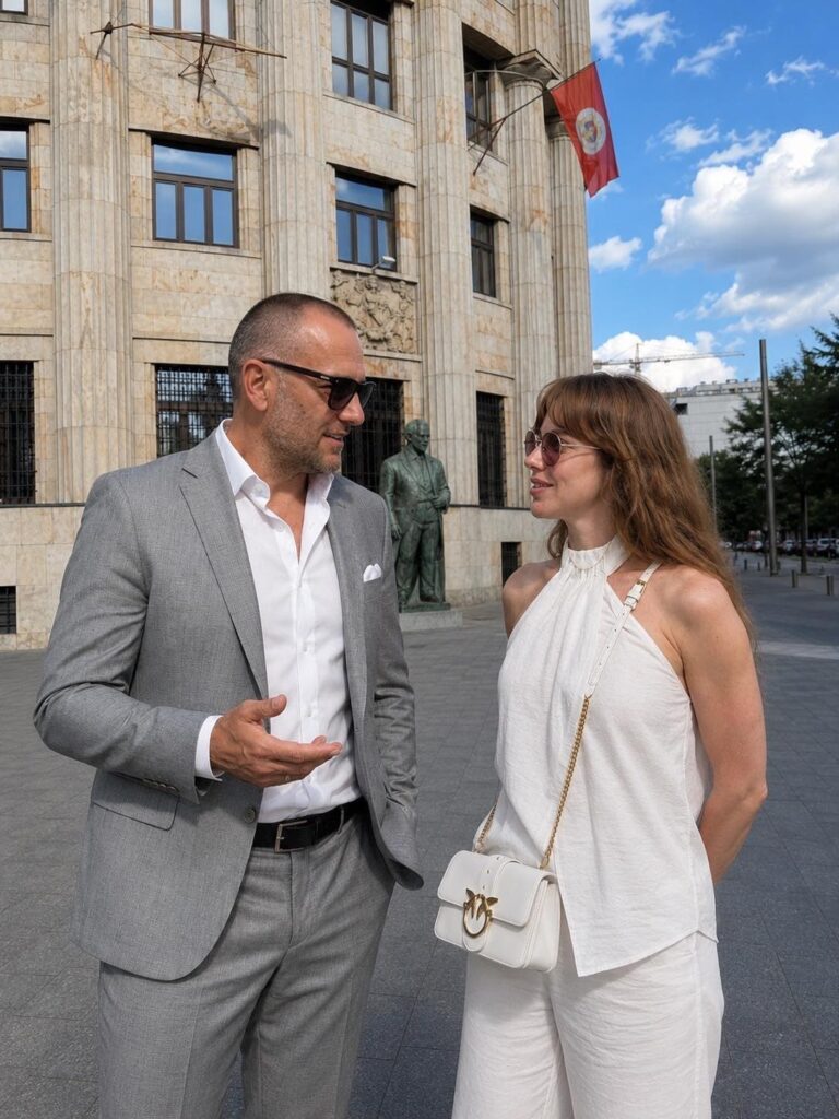 Galina Maslovskaja i Vladimir Kuvalja tokom susreta u Republici Srpskoj