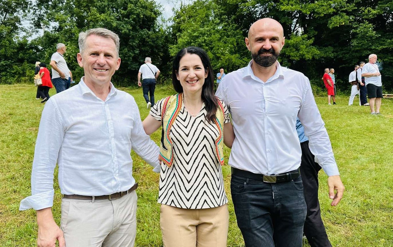 Jelena Trivić na tradicionalnoj manifestaciji Janjski višeboj u mjestu Strojice