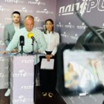 Igor Crnadak govori na konferenciji za medije Partije demokratskog progresa u Banjoj Luci.