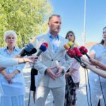 Draško Stanivuković obilazi radove na izgradnji spomenika knezu Lazaru u Banjoj Luci