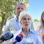 Valentina Savić Mandić na otvaranju gradilišta spomenika knezu Lazaru u Banjaluci