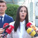 Tanja Vukomanović na konferenciji za medije govori o izmjenama Zakona o radu i zaštiti trudnica od otkaza