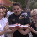 Dr Nenad Stevandić na obali Vrbasa govori o projektu izgradnje kolektora i prečistača otpadnih voda u Banjaluci