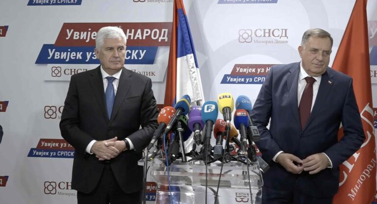 Milorad Dodik i Dragan Čović na sastanku u Banjaluci o formiranju vlasti u BiH
