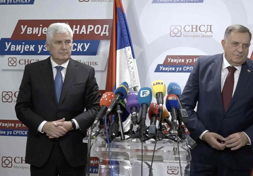 Milorad Dodik i Dragan Čović na sastanku u Banjaluci o formiranju vlasti u BiH