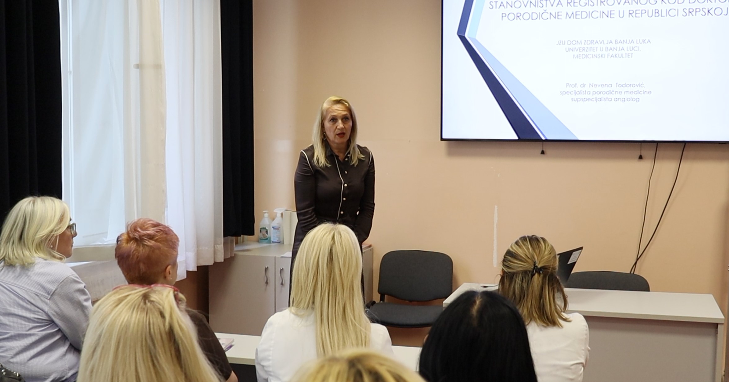 Dr Nevena Todorović, direktorica Doma zdravlja Banja Luka, govori o zdravstvenoj pismenosti