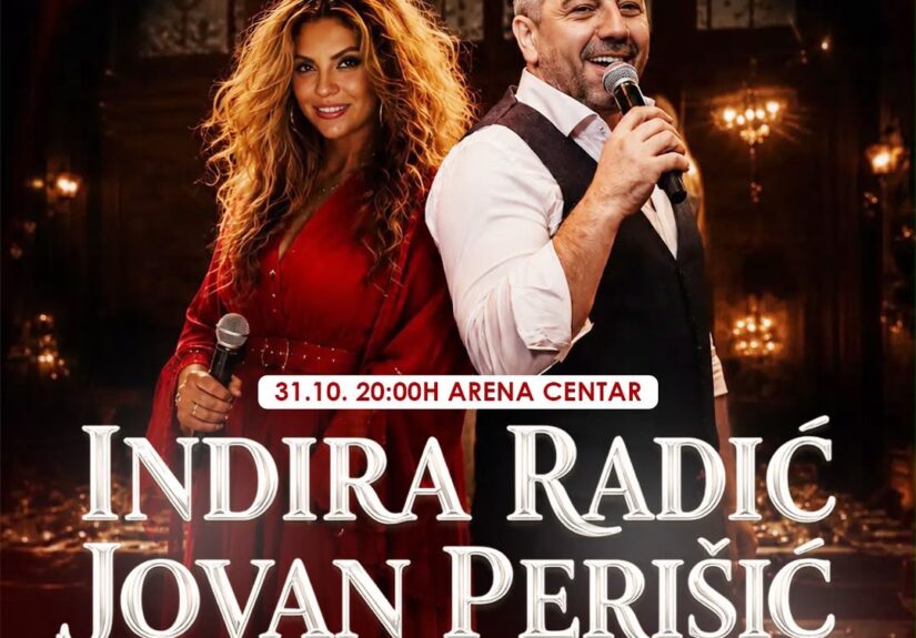 Koncert Indire Radić i Jovana Perišića u Areni Centar u Banjaluci