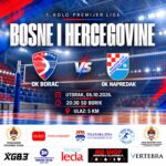 Odbojkaši OK Borac i OK Napredak na utakmici 1. kola Premijer lige BiH